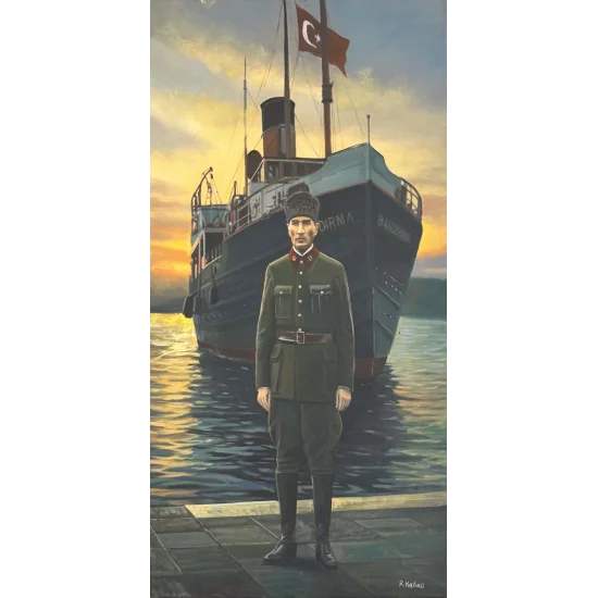 Bandırma Vapuru Yağlı Boya Tablosu