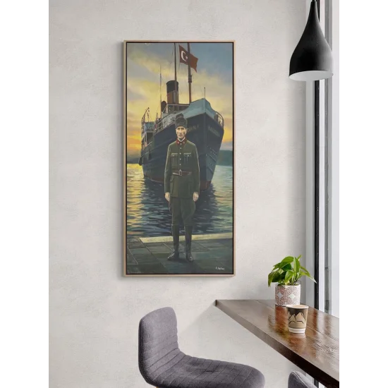 Bandırma Vapuru Yağlı Boya Tablosu