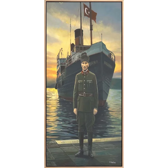 Bandırma Vapuru Yağlı Boya Tablosu