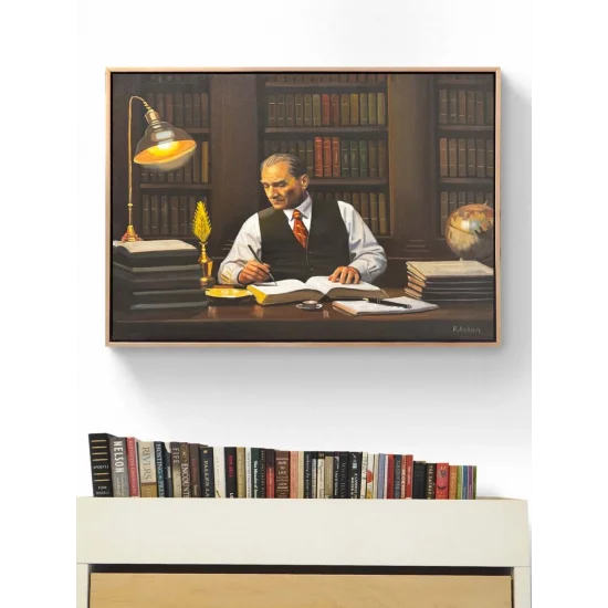 Geceye Yazılan Cumhuriyet Yağlı Boya Tablosu