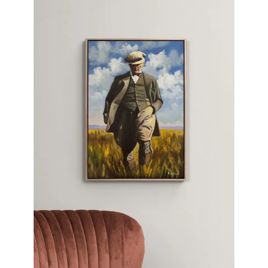 Mustafa Kemal Zamanı Yağlı Boya Tablosu