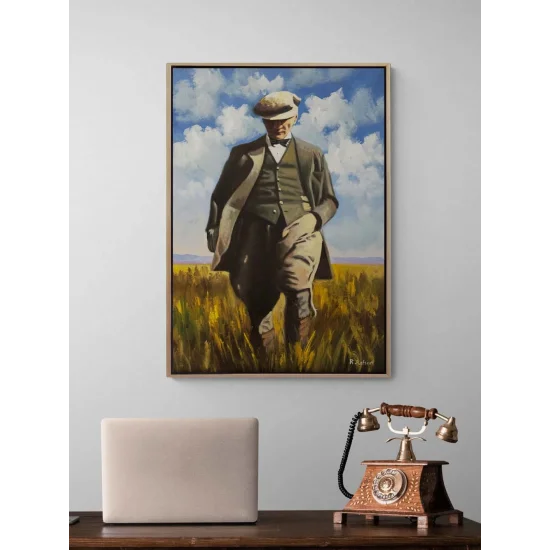 Mustafa Kemal Zamanı Yağlı Boya Tablosu