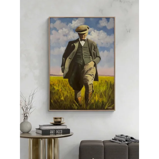 Atatürk’ün Işığında Yağlı Boya Tablosu