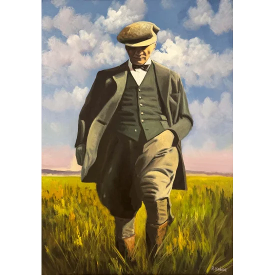 Atatürk’ün Işığında Yağlı Boya Tablosu