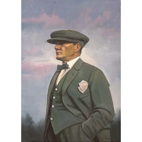 Mustafa Kemal’in Kararı Yağlı Boya Tablosu