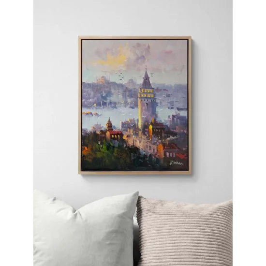 Boğazın Bekçisi Yağlı Boya Tablosu