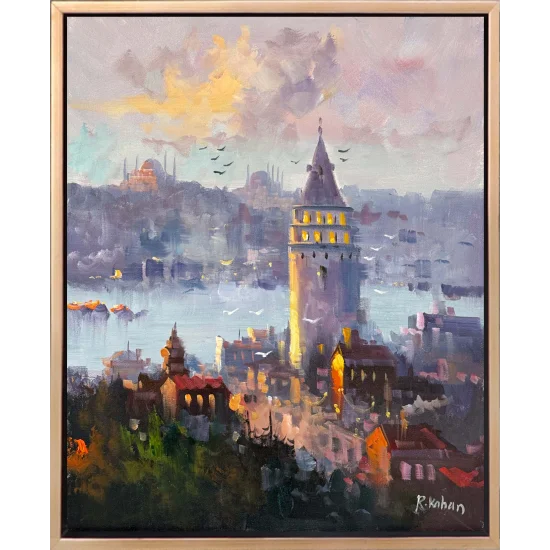 Boğazın Bekçisi Yağlı Boya Tablosu