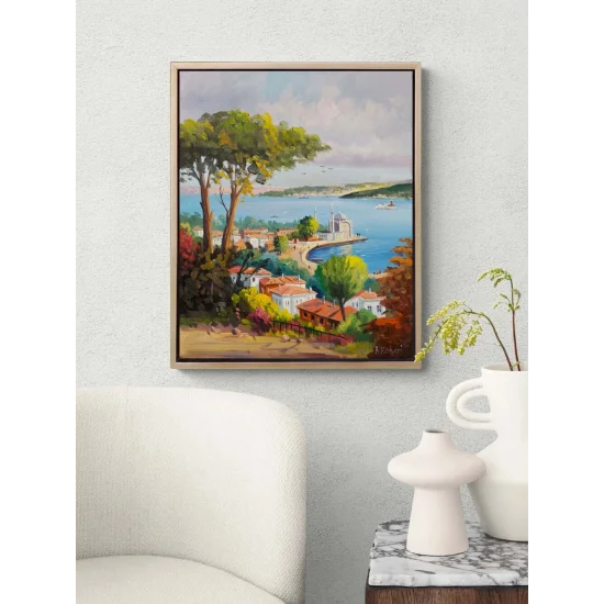 Eskiden Ortaköy Yağlı Boya Tablosu