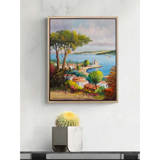 Eskiden Ortaköy Yağlı Boya Tablosu