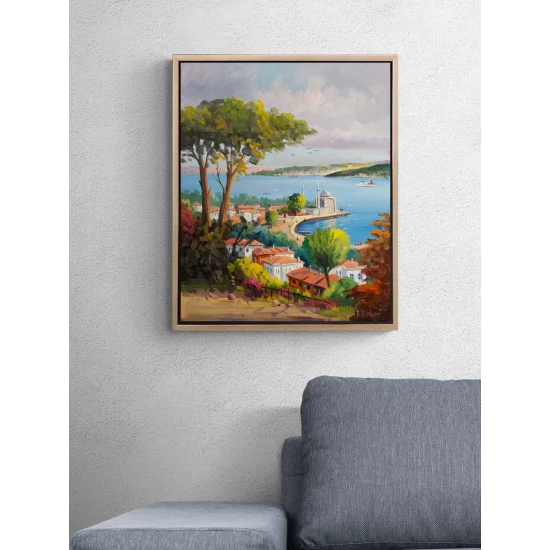 Eskiden Ortaköy Yağlı Boya Tablosu