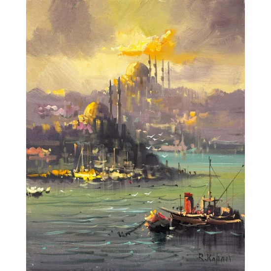 Boğaz Rüyası Yağlı Boya Tablosu