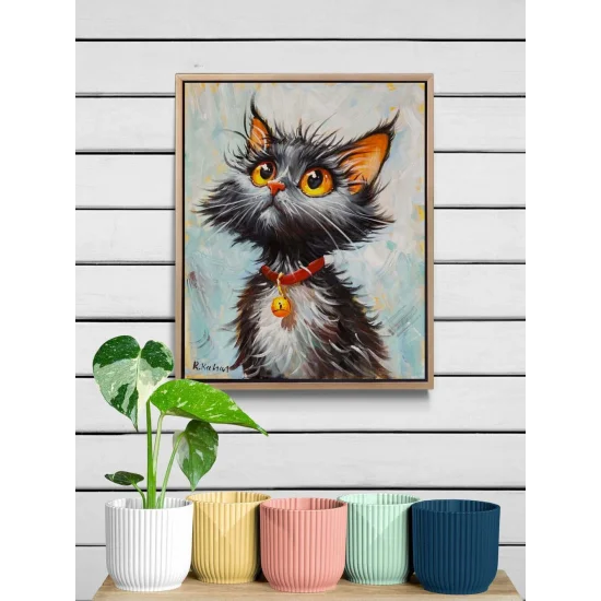 Masum Gözler Yağlı Boya Tablosu