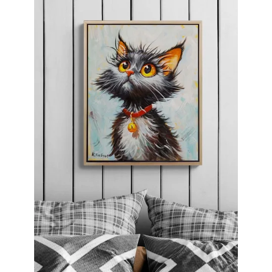 Masum Gözler Yağlı Boya Tablosu