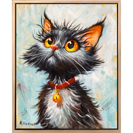 Masum Gözler Yağlı Boya Tablosu