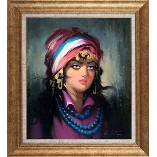 Persian Beauty Oil Painting