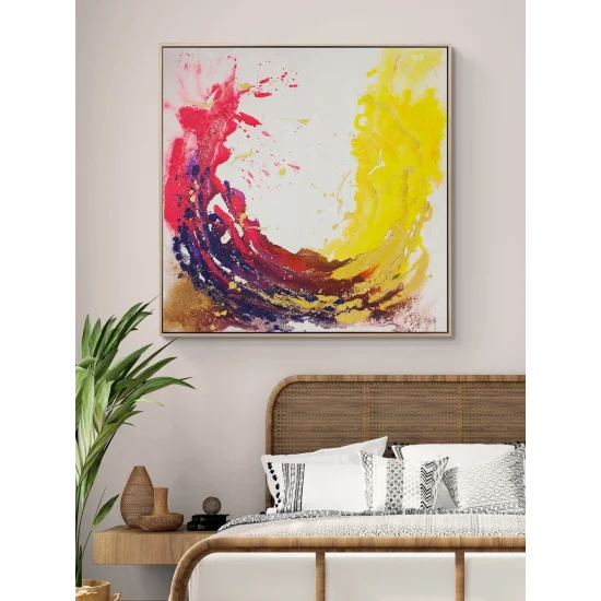 Renkli Döngü Yağlı Boya Tablosu