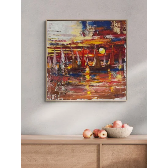 Altın Ufuk Yağlı Boya Tablosu