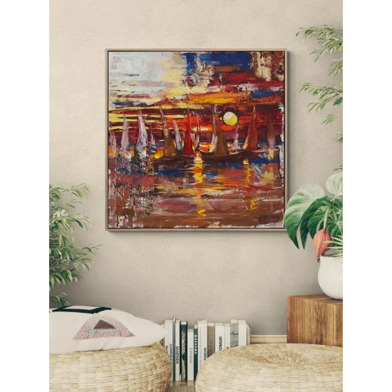 Altın Ufuk Yağlı Boya Tablosu