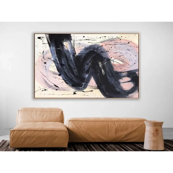 Ecru Reflections Custom Order Abstract Oil Painting