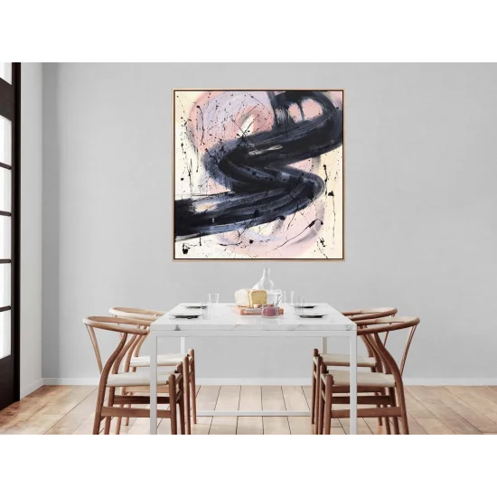 Ecru Reflections Custom Order Abstract Oil Painting