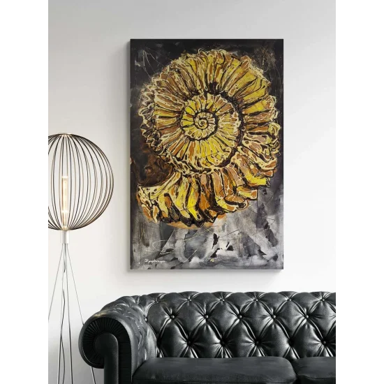 Ammonit Yağlı Boya Tablosu