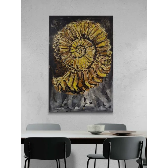 Ammonit Yağlı Boya Tablosu