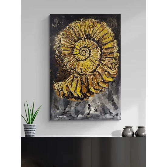 Ammonit Yağlı Boya Tablosu