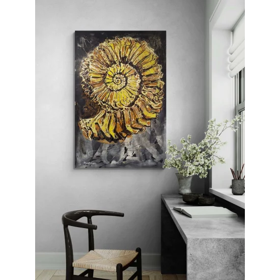 Ammonit Yağlı Boya Tablosu