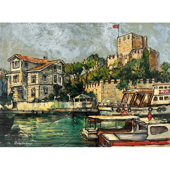 Anatolia and Hisar Oil Painting