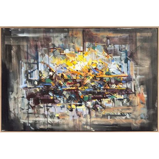 Anıların Duvarı Yağlı Boya Tablosu