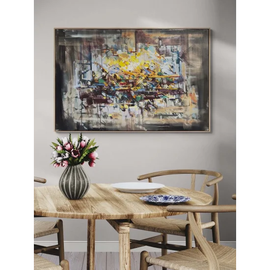 Anıların Duvarı Yağlı Boya Tablosu