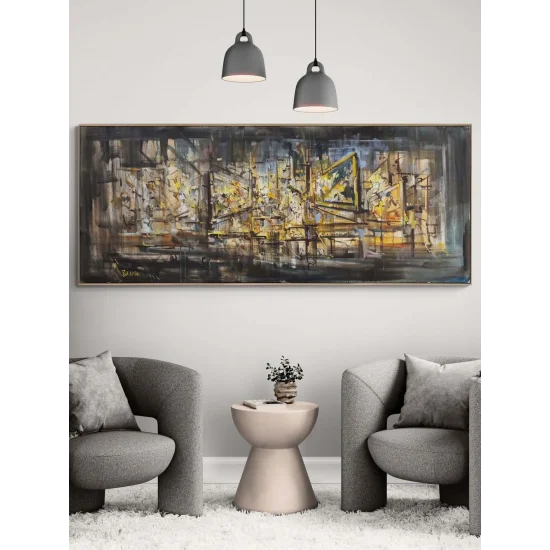 Arada Kalan Yağlı Boya Tablosu