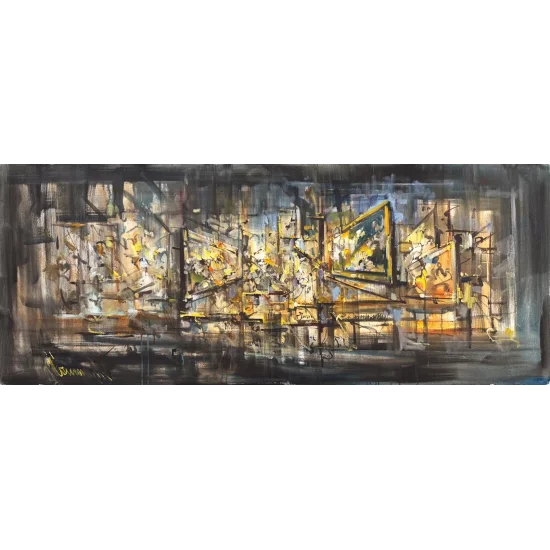 Arada Kalan Yağlı Boya Tablosu