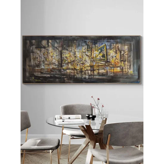 Arada Kalan Yağlı Boya Tablosu