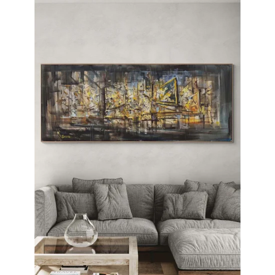 Arada Kalan Yağlı Boya Tablosu