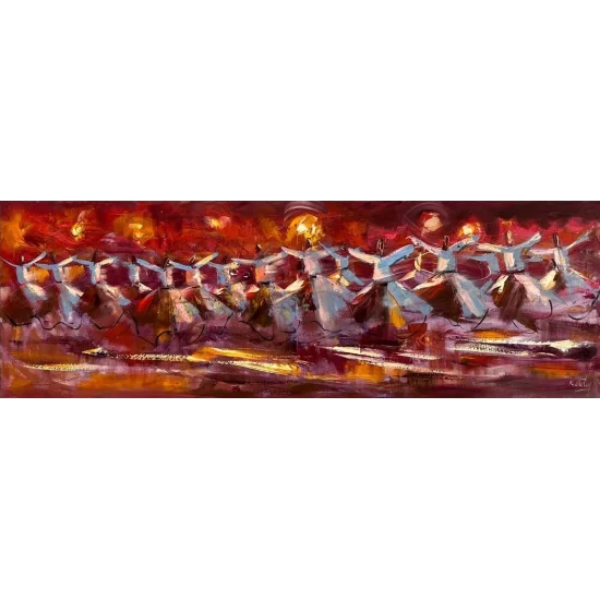 Aşka Doğru Yağlı Boya Tablosu