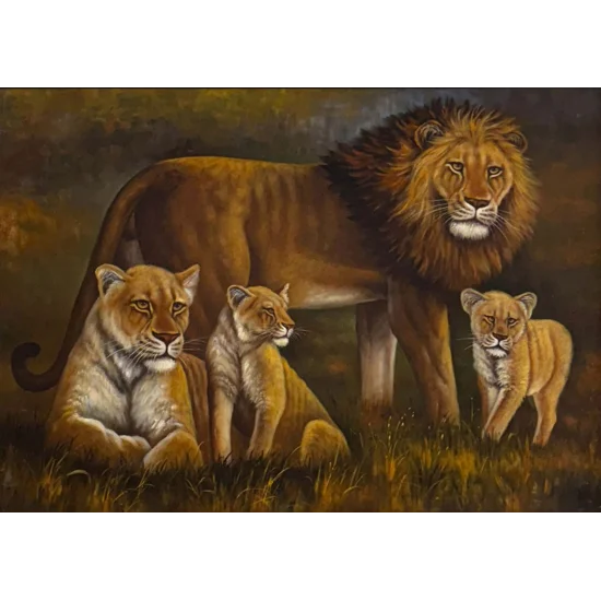 Aslanın Mirası Yağlı Boya Tablosu