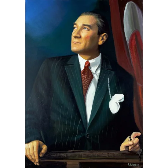 In the Footsteps of Atatürk Oil Painting