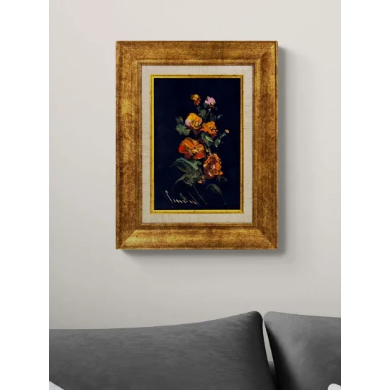 Ateş Çiçeği Yağlı Boya Tablosu