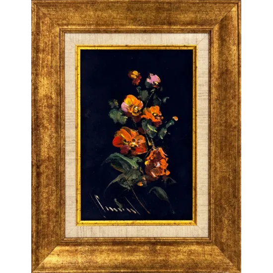 Ateş Çiçeği Yağlı Boya Tablosu