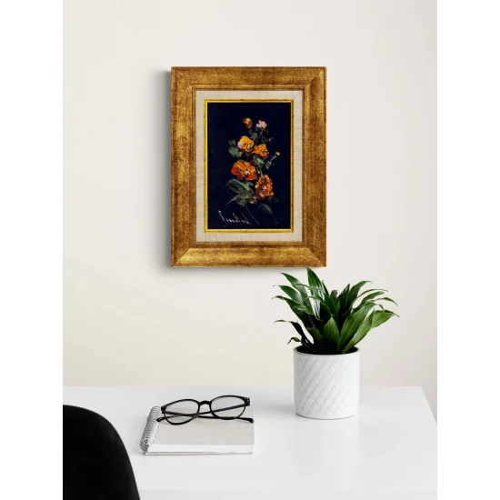 Ateş Çiçeği Yağlı Boya Tablosu