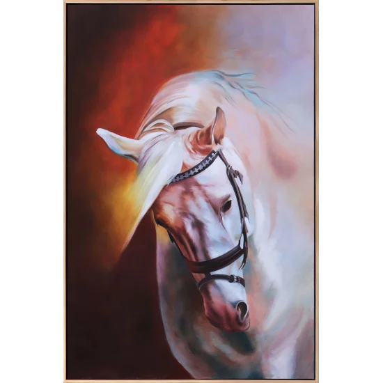 Atın Saflığı Yağlı Boya Tablosu