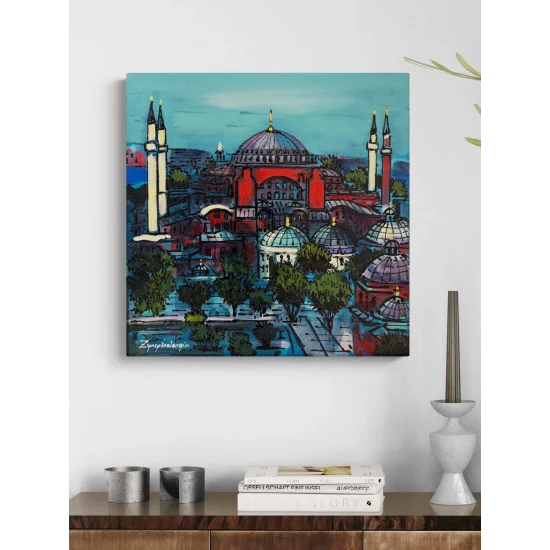 Evening at Hagia Sophia Oil Painting