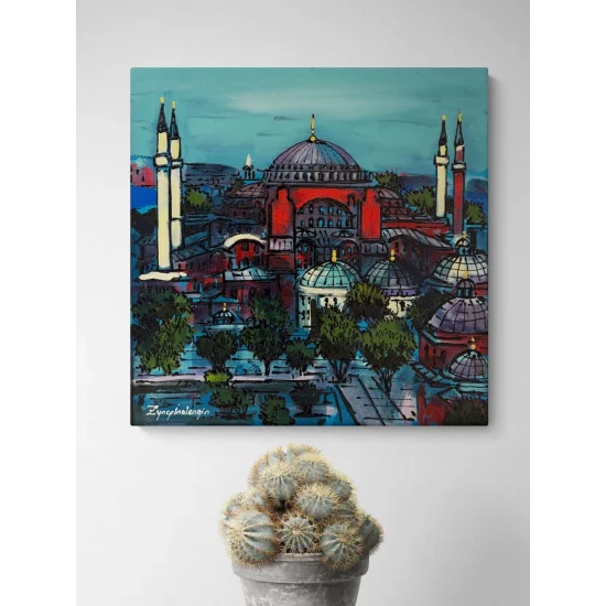 Evening at Hagia Sophia Oil Painting