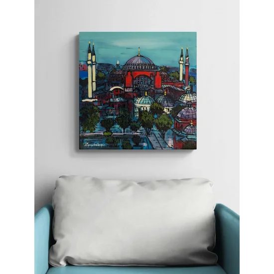 Evening at Hagia Sophia Oil Painting