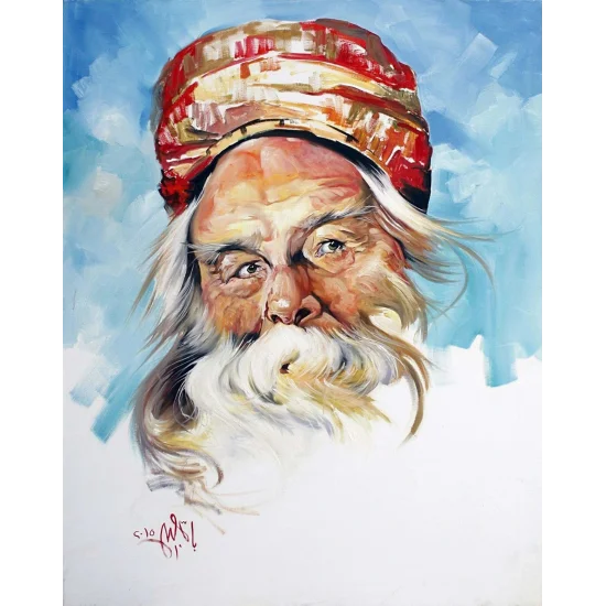 Father Figurative Oil Painting | Simurg Art Gallery