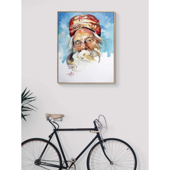 Baba Figüratif Yağlı Boya Tablosu