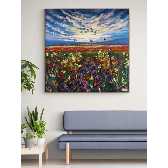 Baharın Esintisi Yağlı Boya Tablosu