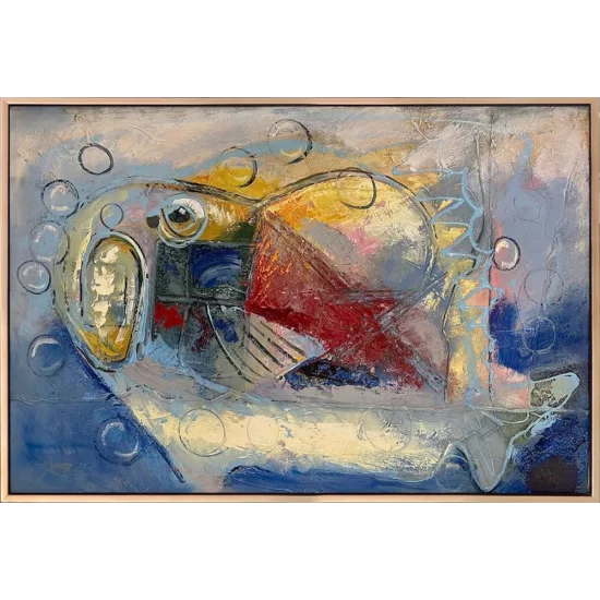 Balloon Fish Oil Painting