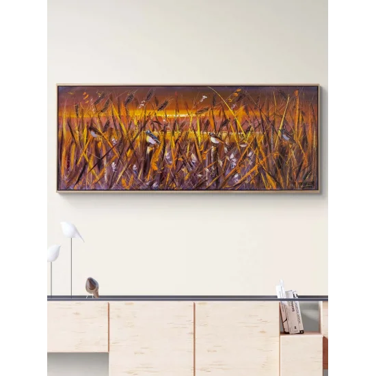 Life Among the Wheat Oil Painting